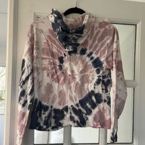 C&C California Twist Front Tie Dye Hoodie, Medium